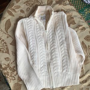 Talbots Zip -up Sweater